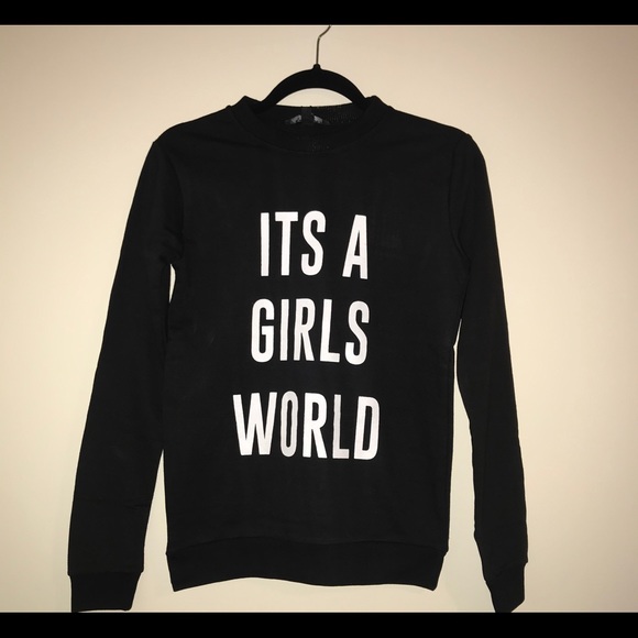 It’s A Girls World Sweatshirt - Picture 1 of 5